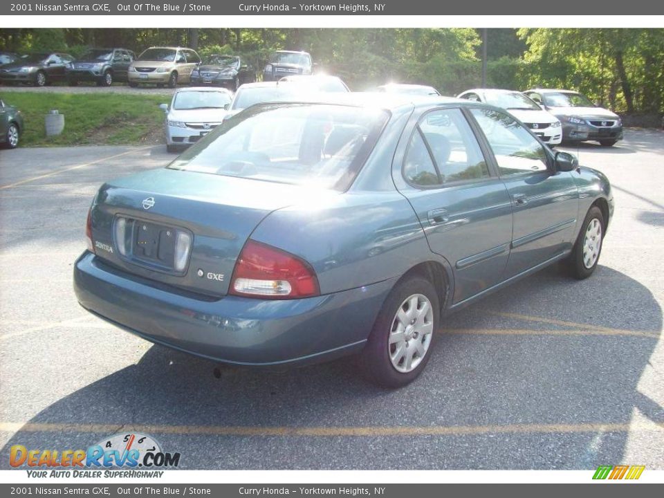 2001 Nissan Sentra GXE Out Of The Blue / Stone Photo #3