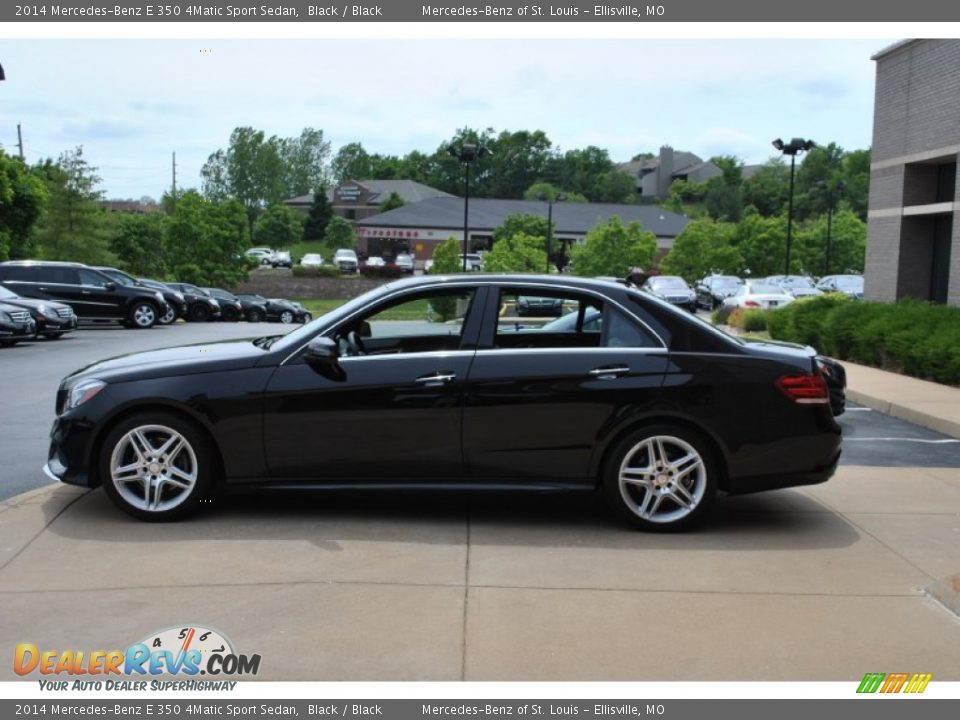 2014 Mercedes-Benz E 350 4Matic Sport Sedan Black / Black Photo #14