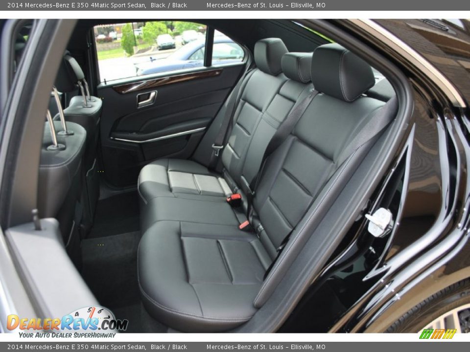 2014 Mercedes-Benz E 350 4Matic Sport Sedan Black / Black Photo #15