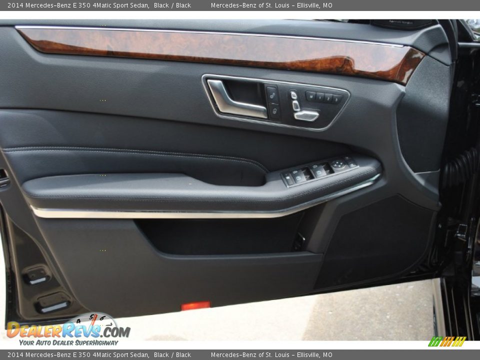 2014 Mercedes-Benz E 350 4Matic Sport Sedan Black / Black Photo #17