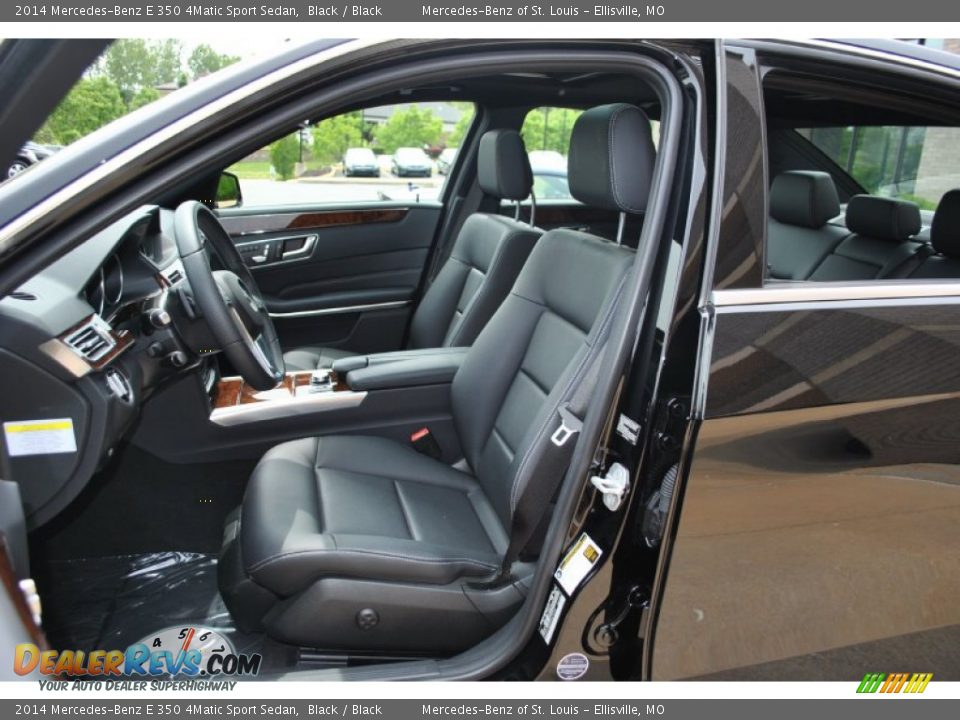 2014 Mercedes-Benz E 350 4Matic Sport Sedan Black / Black Photo #18