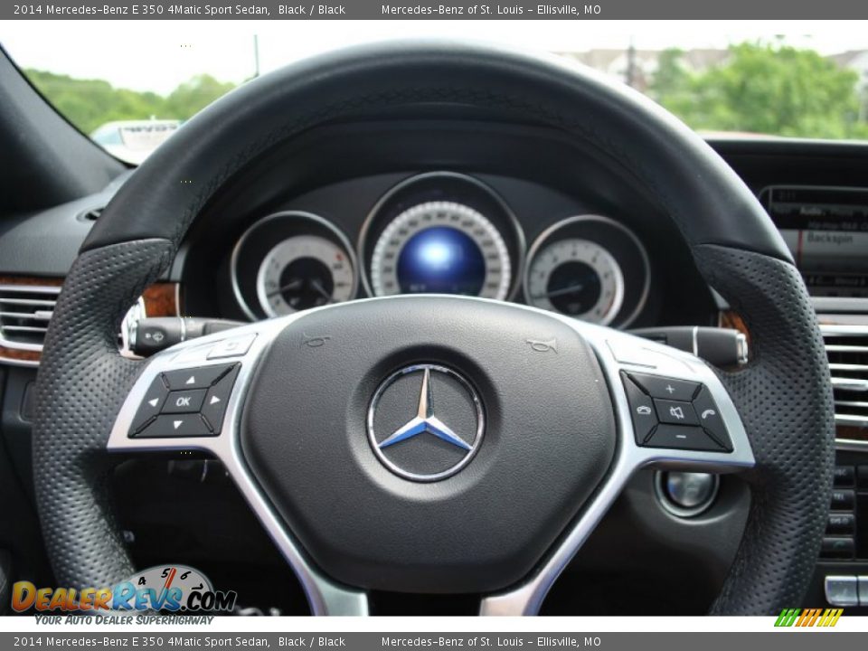 2014 Mercedes-Benz E 350 4Matic Sport Sedan Black / Black Photo #22
