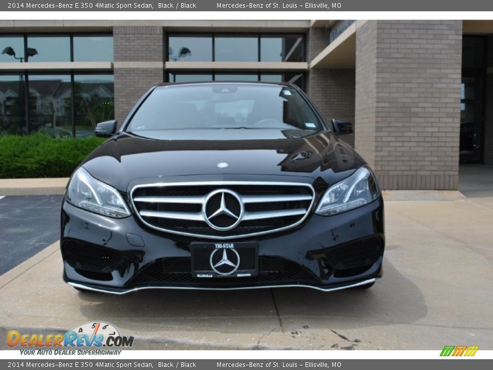 2014 Mercedes-Benz E 350 4Matic Sport Sedan Black / Black Photo #25