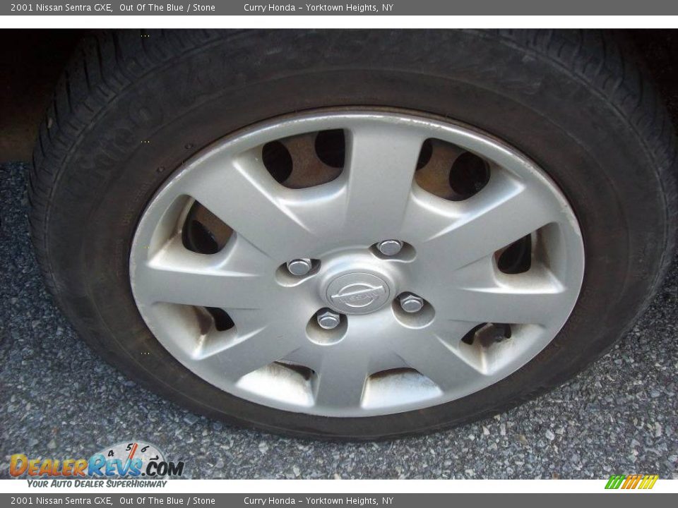 2001 Nissan Sentra GXE Out Of The Blue / Stone Photo #13