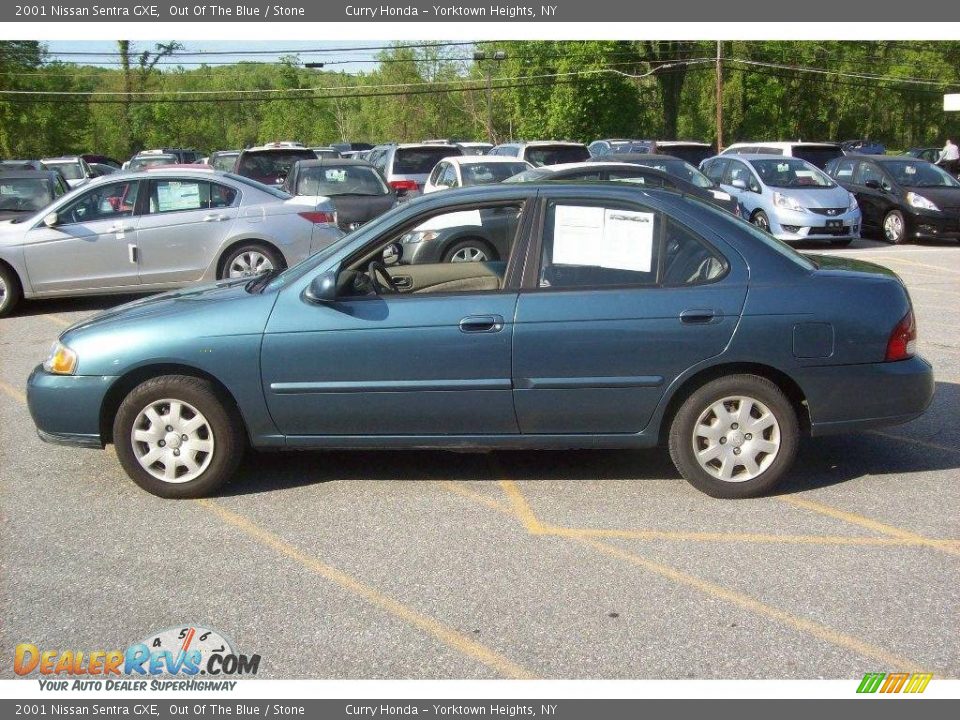 2001 Nissan Sentra GXE Out Of The Blue / Stone Photo #18