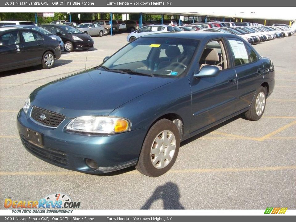 2001 Nissan Sentra GXE Out Of The Blue / Stone Photo #19