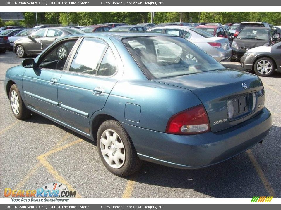 2001 Nissan Sentra GXE Out Of The Blue / Stone Photo #23