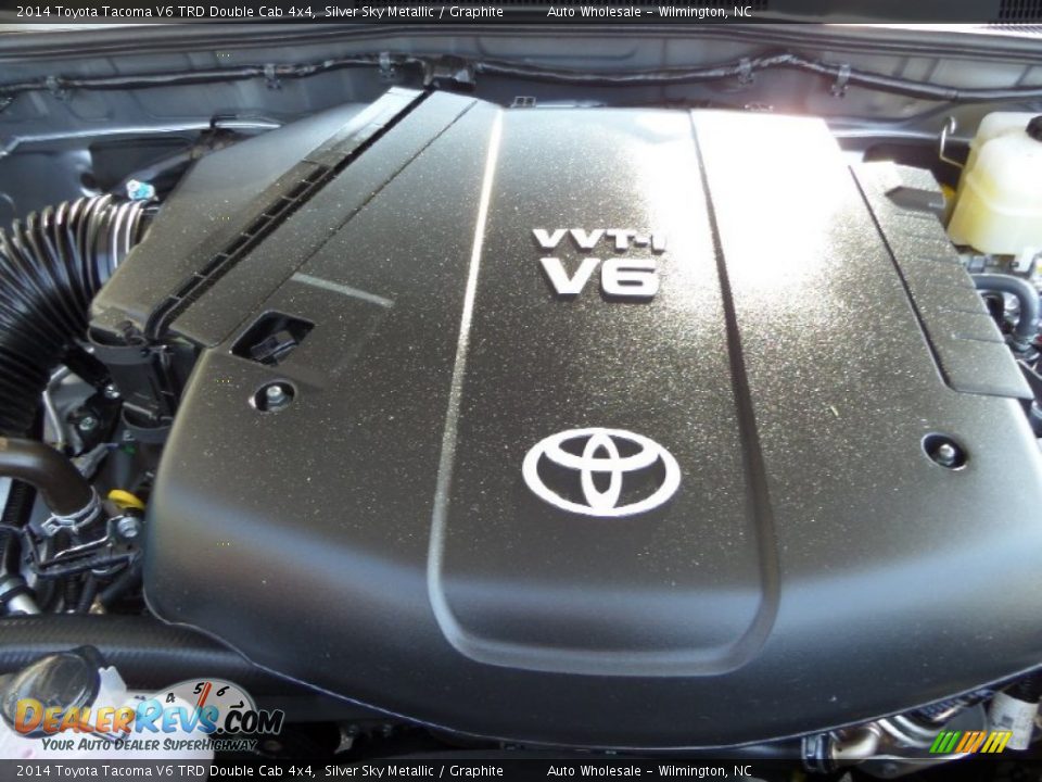 2014 Toyota Tacoma V6 TRD Double Cab 4x4 Silver Sky Metallic / Graphite Photo #6
