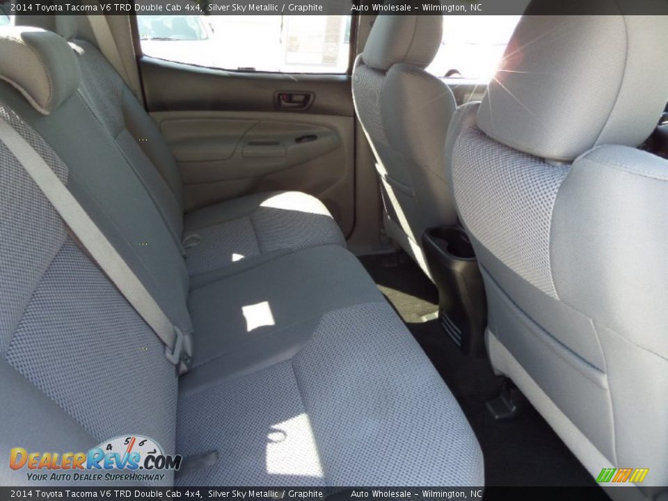 2014 Toyota Tacoma V6 TRD Double Cab 4x4 Silver Sky Metallic / Graphite Photo #14