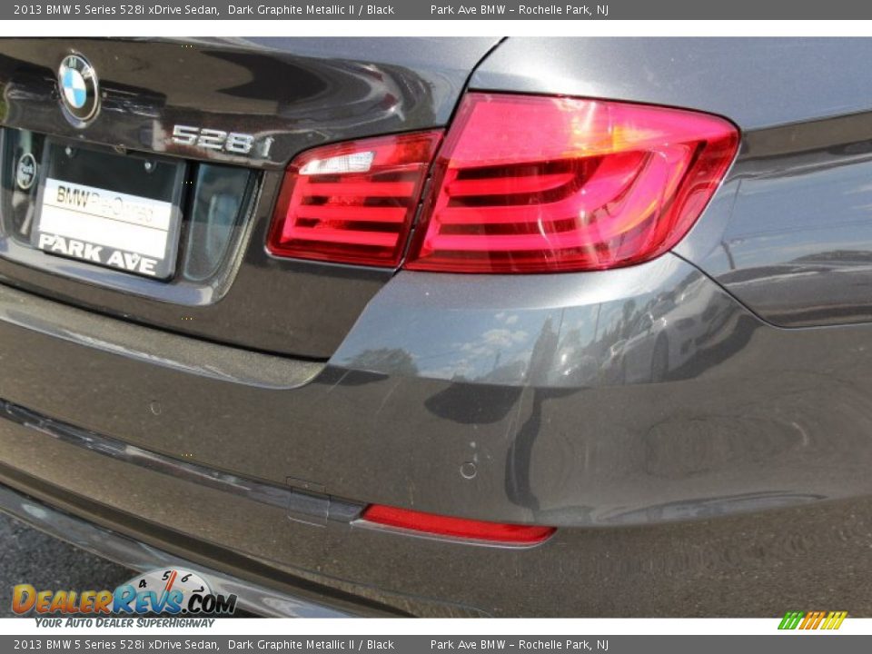 2013 BMW 5 Series 528i xDrive Sedan Dark Graphite Metallic II / Black Photo #22