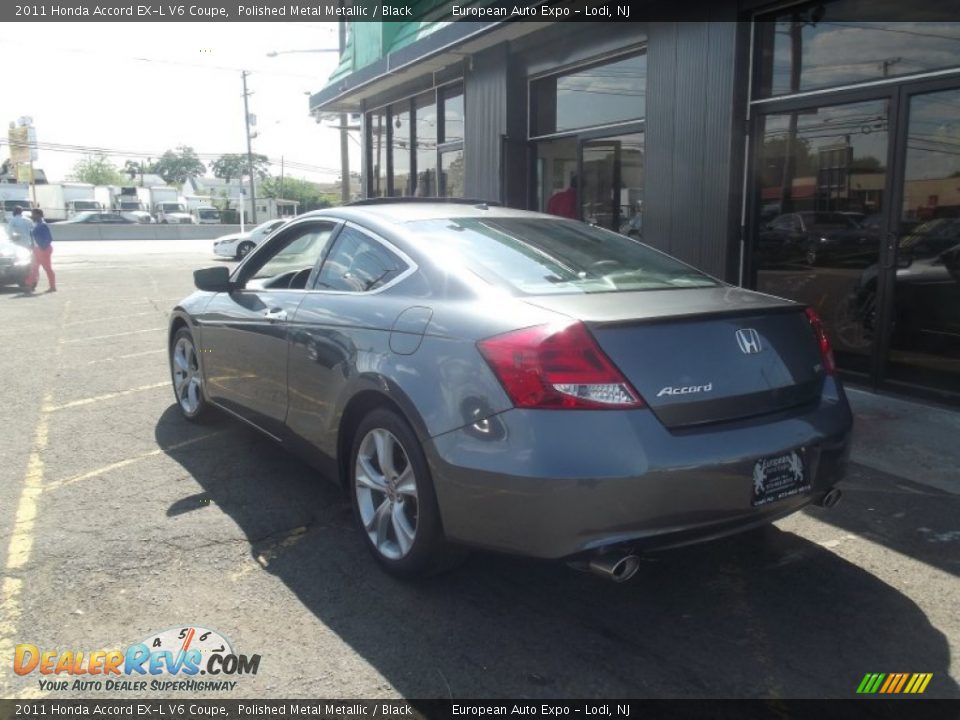 2011 Honda Accord EX-L V6 Coupe Polished Metal Metallic / Black Photo #3