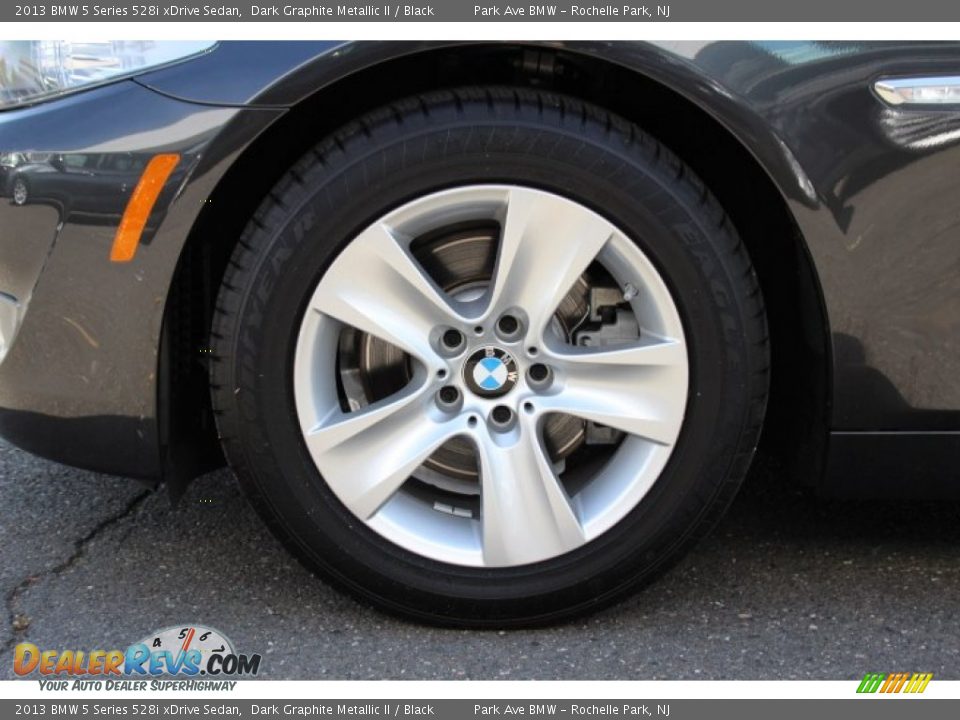 2013 BMW 5 Series 528i xDrive Sedan Dark Graphite Metallic II / Black Photo #31