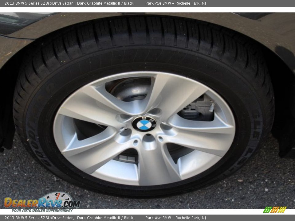 2013 BMW 5 Series 528i xDrive Sedan Dark Graphite Metallic II / Black Photo #32