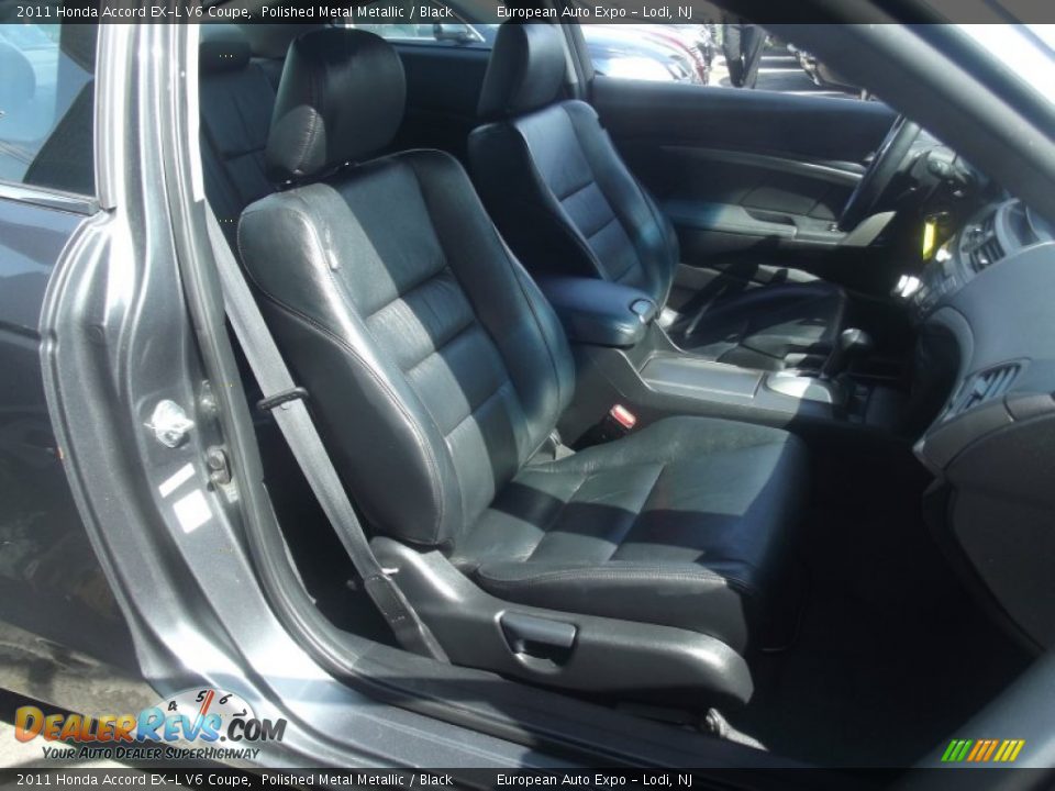 2011 Honda Accord EX-L V6 Coupe Polished Metal Metallic / Black Photo #9
