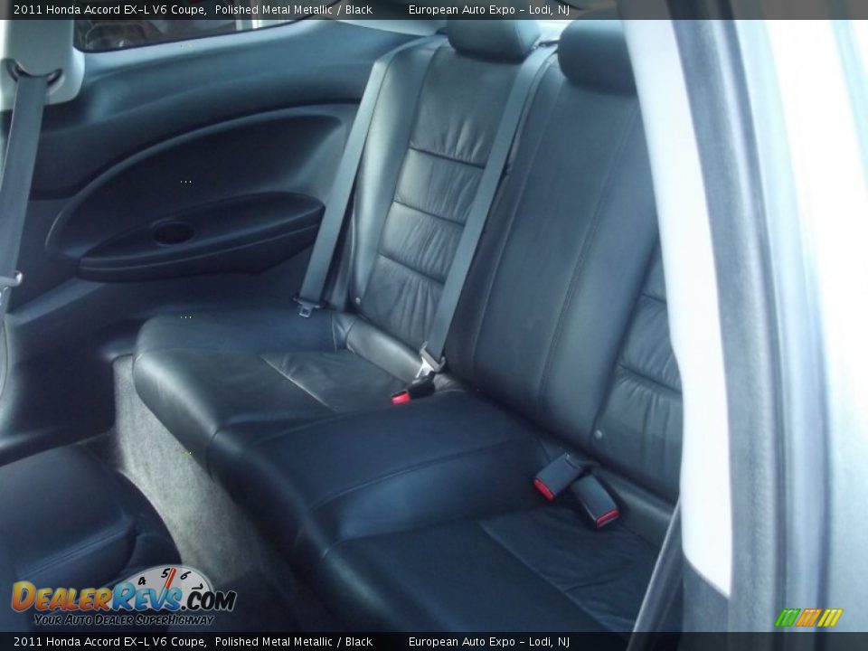 2011 Honda Accord EX-L V6 Coupe Polished Metal Metallic / Black Photo #10