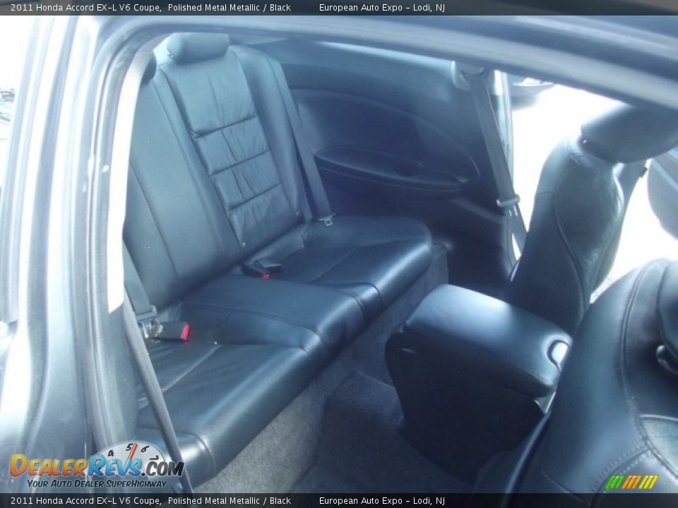 2011 Honda Accord EX-L V6 Coupe Polished Metal Metallic / Black Photo #11