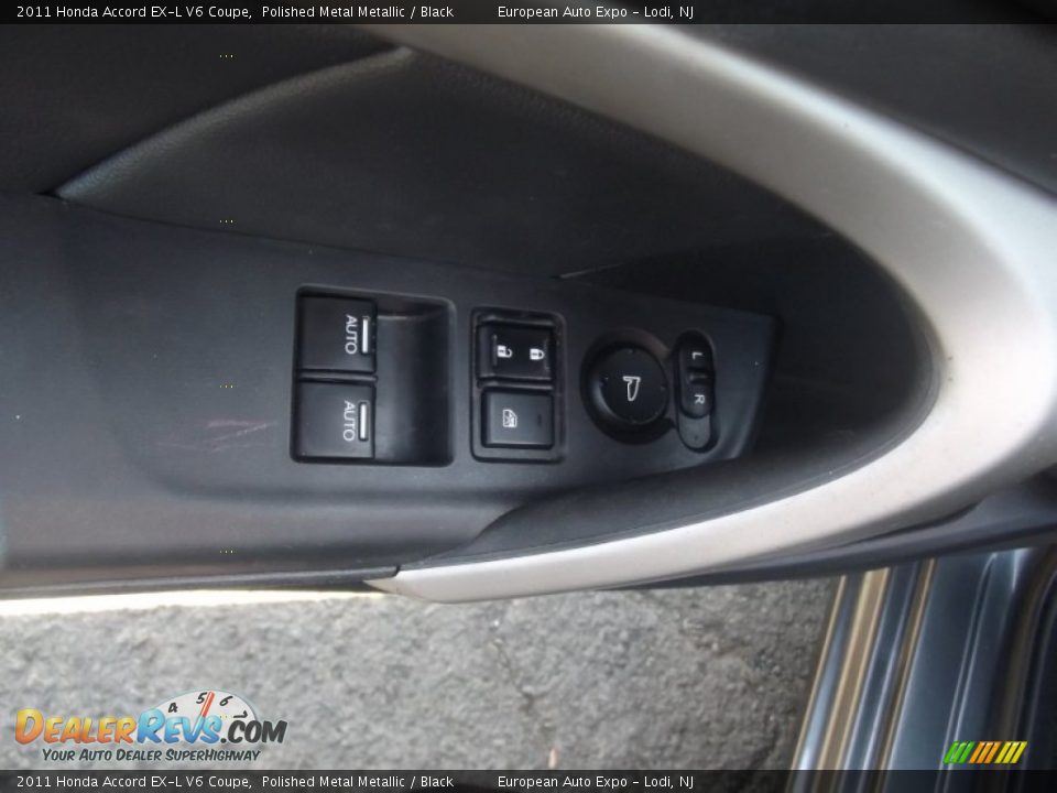 2011 Honda Accord EX-L V6 Coupe Polished Metal Metallic / Black Photo #13