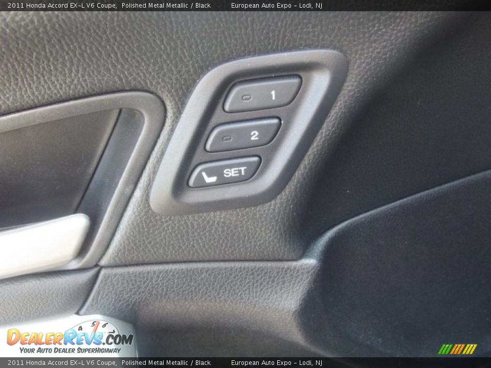 2011 Honda Accord EX-L V6 Coupe Polished Metal Metallic / Black Photo #14