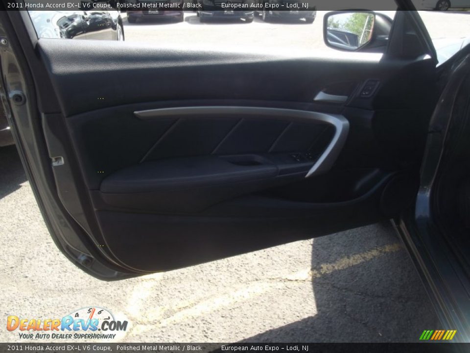 2011 Honda Accord EX-L V6 Coupe Polished Metal Metallic / Black Photo #15