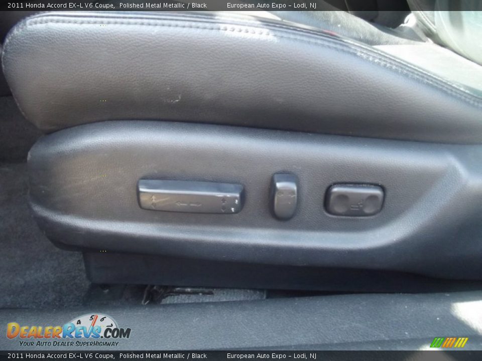 2011 Honda Accord EX-L V6 Coupe Polished Metal Metallic / Black Photo #16