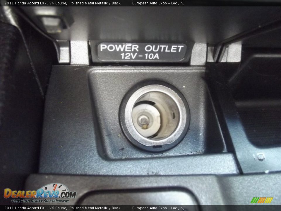 2011 Honda Accord EX-L V6 Coupe Polished Metal Metallic / Black Photo #32