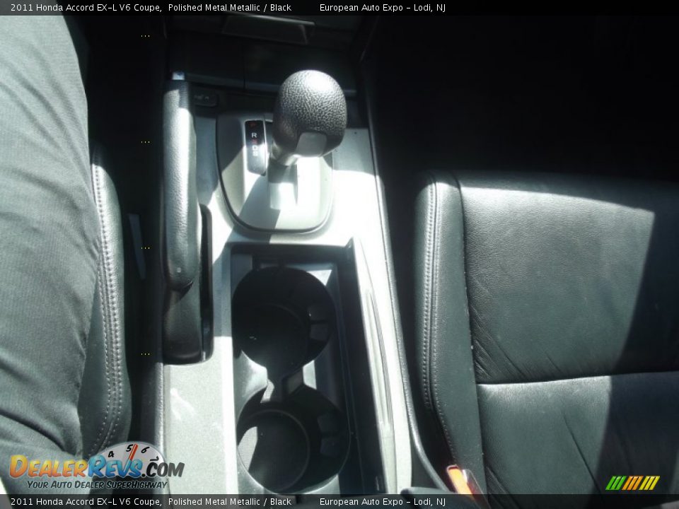 2011 Honda Accord EX-L V6 Coupe Polished Metal Metallic / Black Photo #33