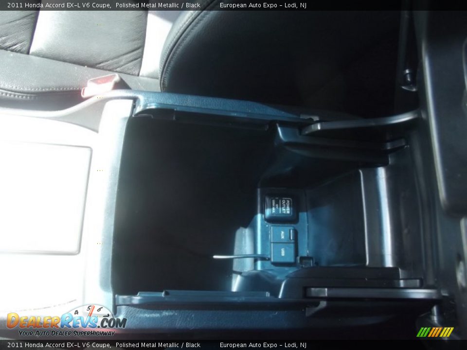 2011 Honda Accord EX-L V6 Coupe Polished Metal Metallic / Black Photo #35