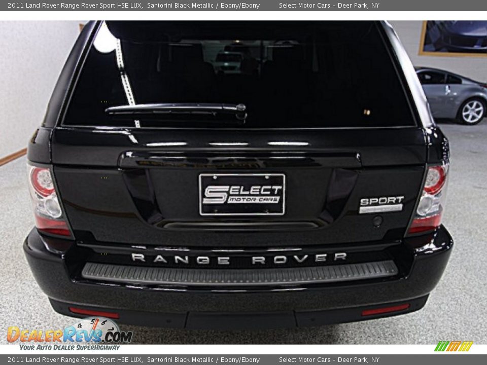 2011 Land Rover Range Rover Sport HSE LUX Santorini Black Metallic / Ebony/Ebony Photo #5