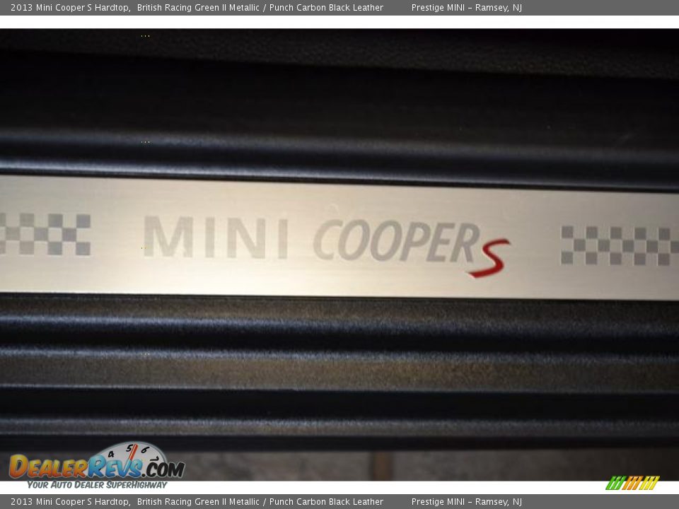 2013 Mini Cooper S Hardtop British Racing Green II Metallic / Punch Carbon Black Leather Photo #8