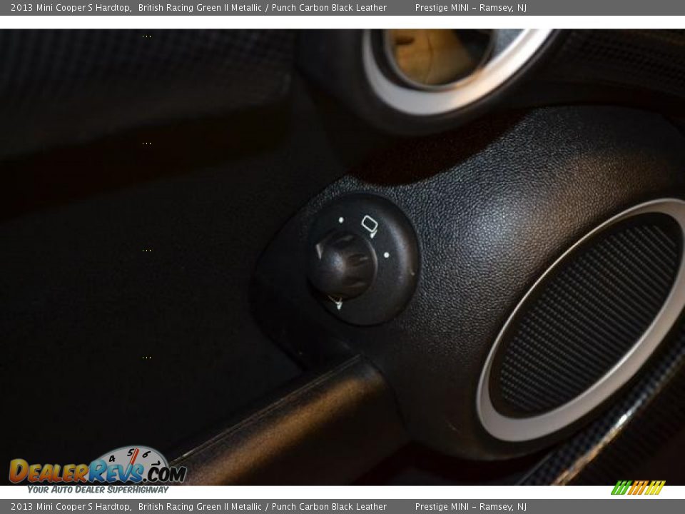 2013 Mini Cooper S Hardtop British Racing Green II Metallic / Punch Carbon Black Leather Photo #21
