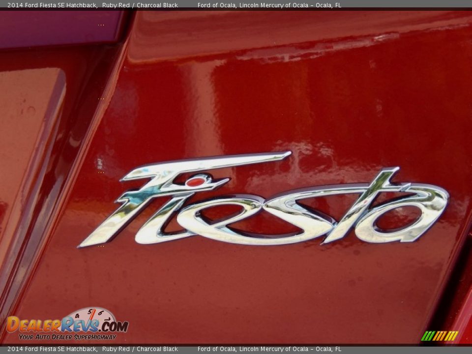 2014 Ford Fiesta SE Hatchback Ruby Red / Charcoal Black Photo #4