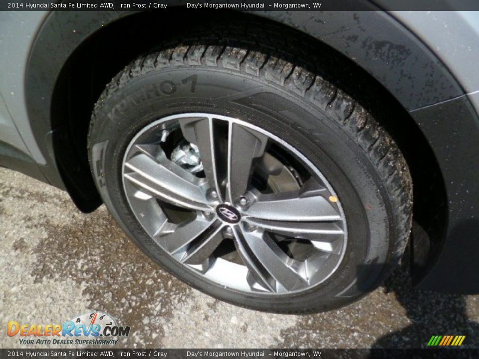2014 Hyundai Santa Fe Limited AWD Iron Frost / Gray Photo #8