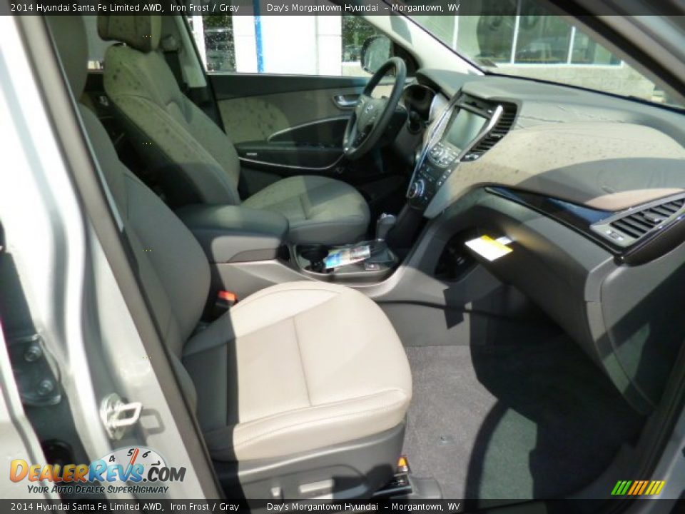 2014 Hyundai Santa Fe Limited AWD Iron Frost / Gray Photo #9
