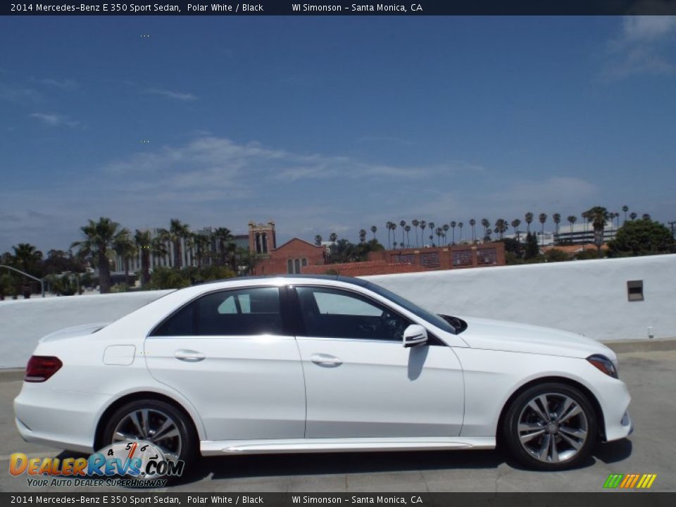 2014 Mercedes-Benz E 350 Sport Sedan Polar White / Black Photo #3
