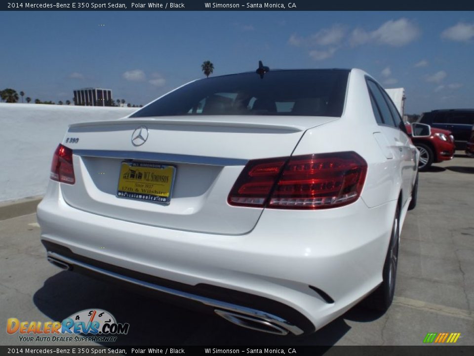 2014 Mercedes-Benz E 350 Sport Sedan Polar White / Black Photo #4