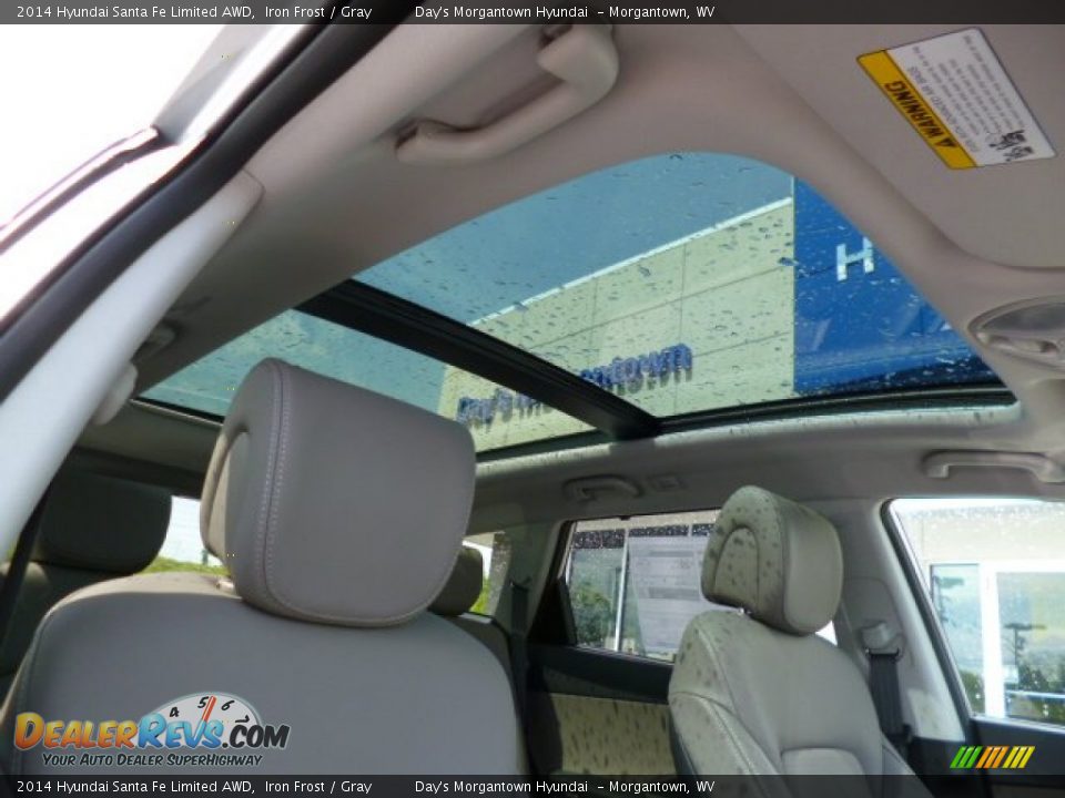 2014 Hyundai Santa Fe Limited AWD Iron Frost / Gray Photo #11