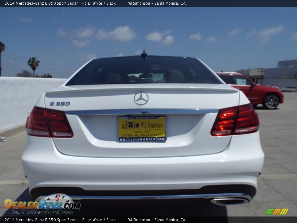 2014 Mercedes-Benz E 350 Sport Sedan Polar White / Black Photo #5