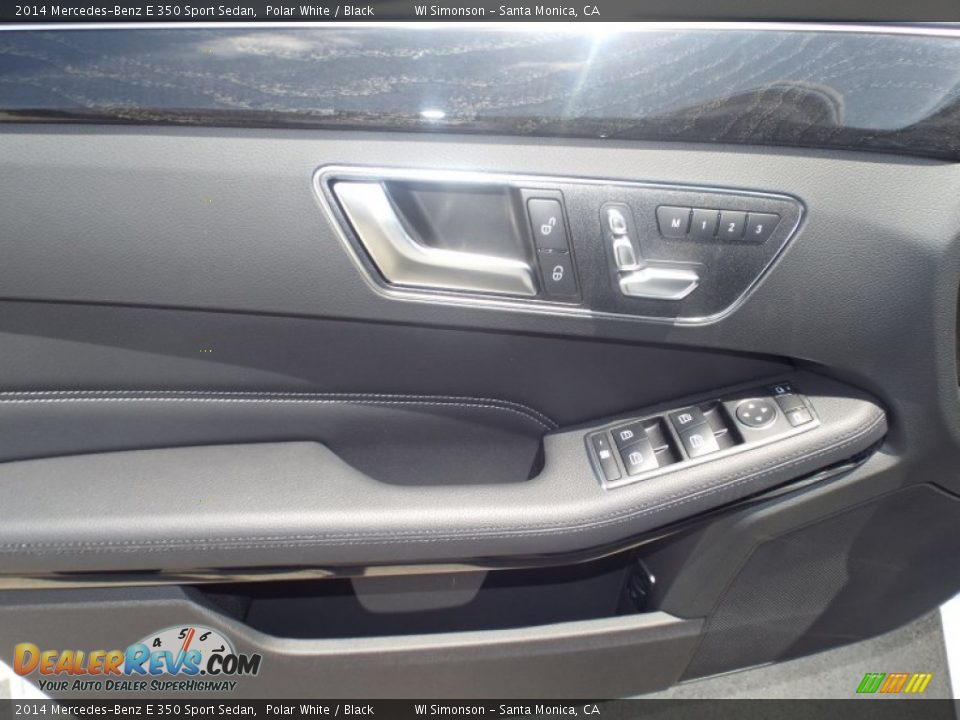 2014 Mercedes-Benz E 350 Sport Sedan Polar White / Black Photo #6