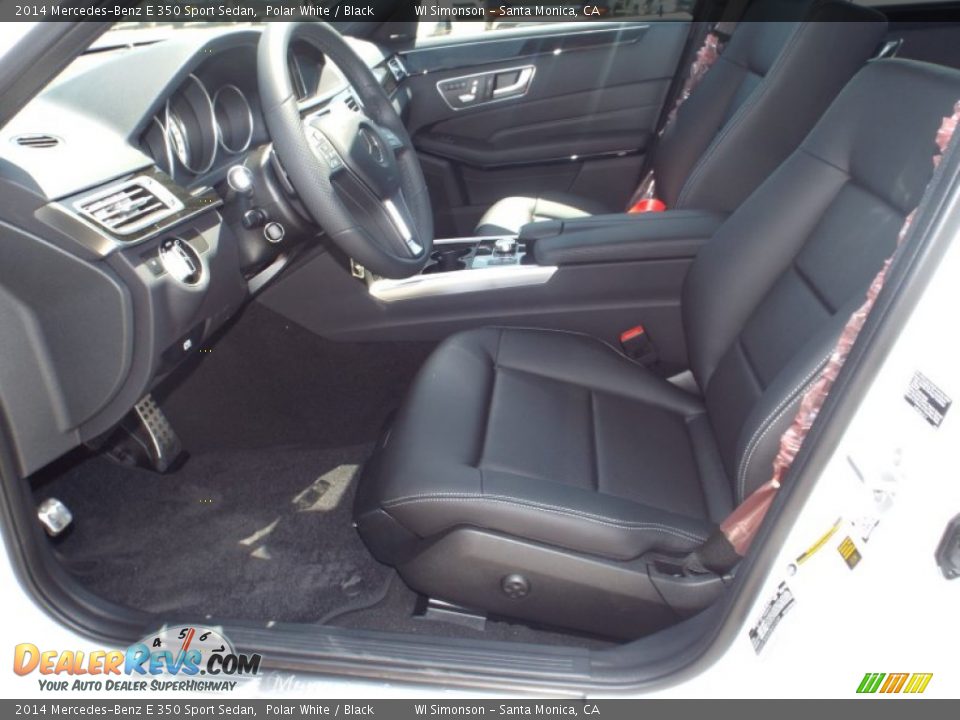 2014 Mercedes-Benz E 350 Sport Sedan Polar White / Black Photo #7