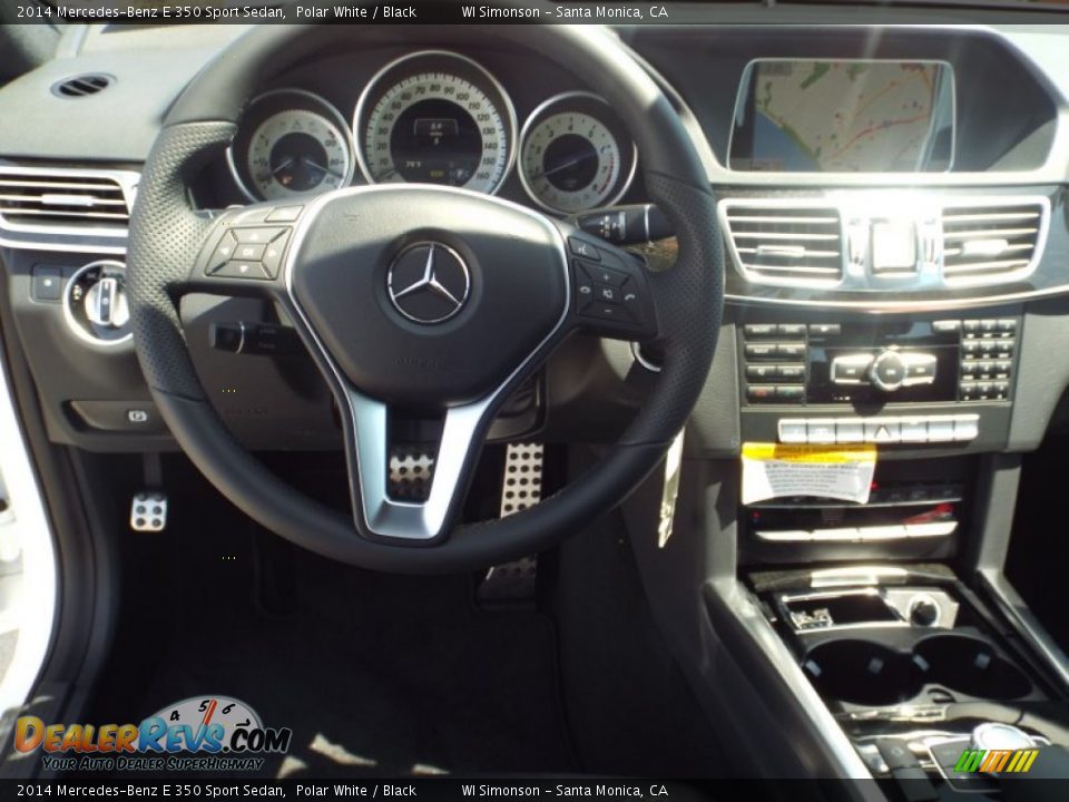 2014 Mercedes-Benz E 350 Sport Sedan Polar White / Black Photo #9