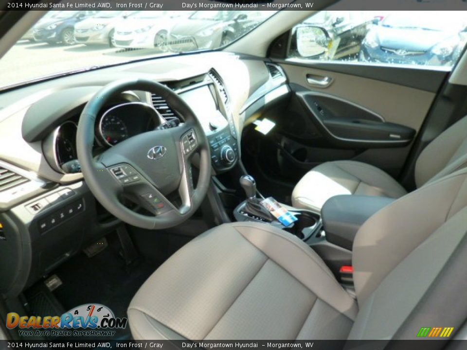 2014 Hyundai Santa Fe Limited AWD Iron Frost / Gray Photo #16