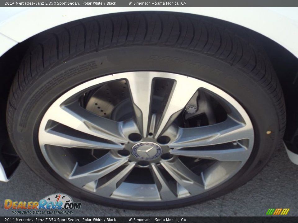 2014 Mercedes-Benz E 350 Sport Sedan Polar White / Black Photo #10