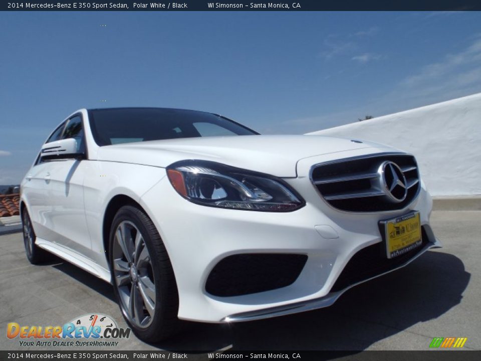 2014 Mercedes-Benz E 350 Sport Sedan Polar White / Black Photo #11