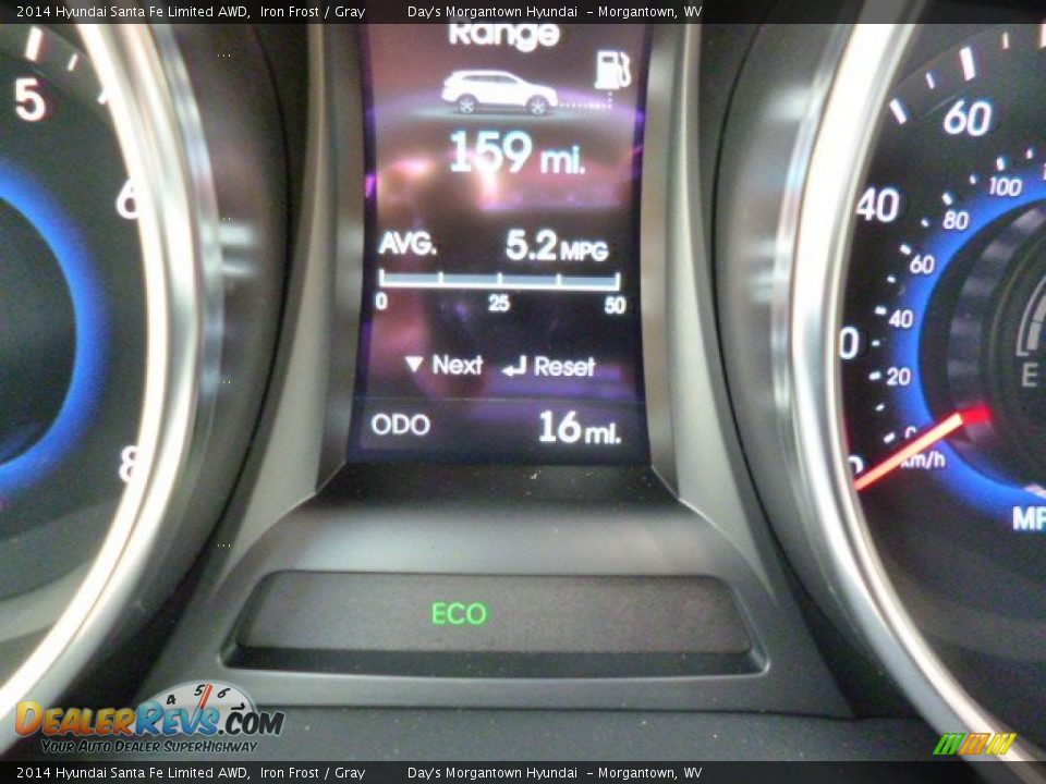 2014 Hyundai Santa Fe Limited AWD Iron Frost / Gray Photo #20