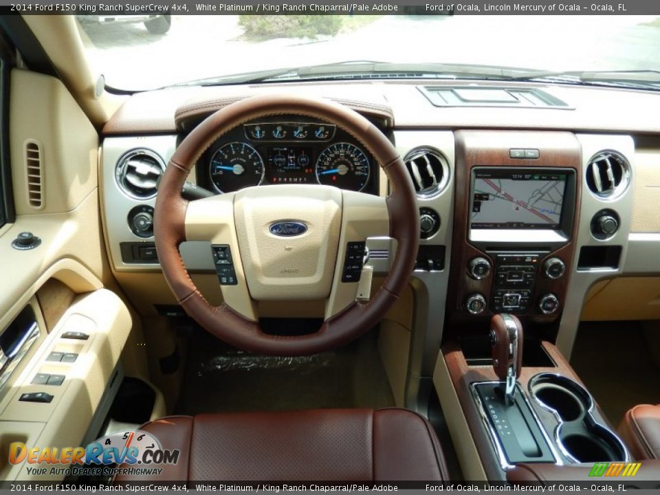 2014 Ford F150 King Ranch SuperCrew 4x4 White Platinum / King Ranch Chaparral/Pale Adobe Photo #9