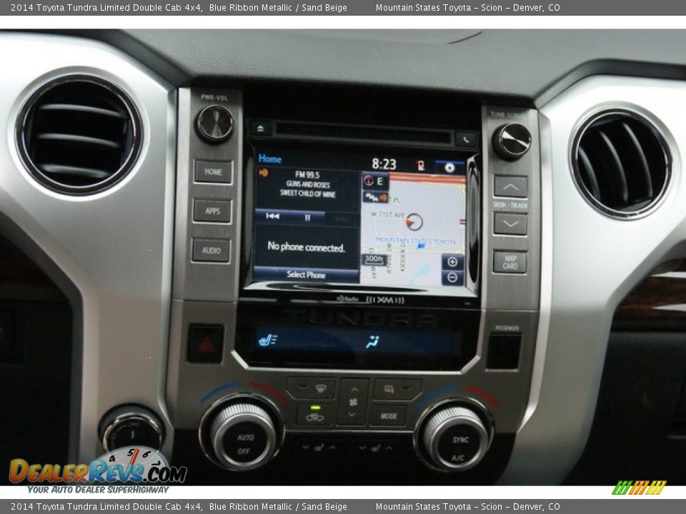 2014 Toyota Tundra Limited Double Cab 4x4 Blue Ribbon Metallic / Sand Beige Photo #7
