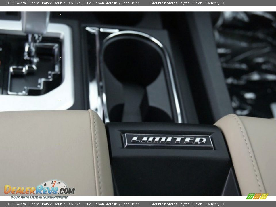 2014 Toyota Tundra Limited Double Cab 4x4 Blue Ribbon Metallic / Sand Beige Photo #8
