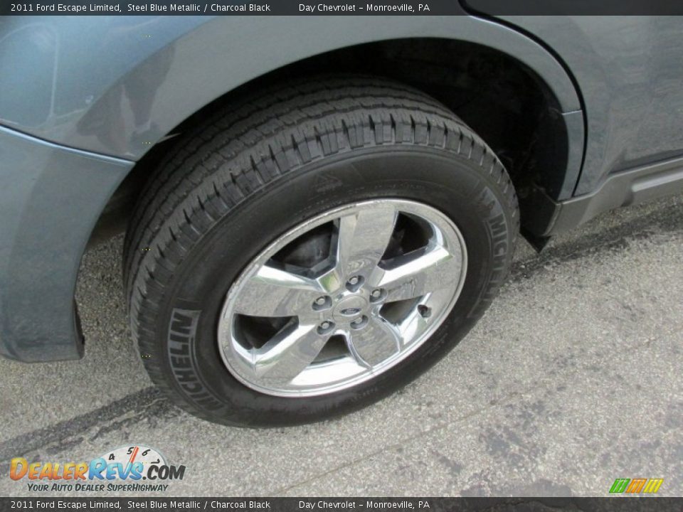 2011 Ford Escape Limited Steel Blue Metallic / Charcoal Black Photo #3
