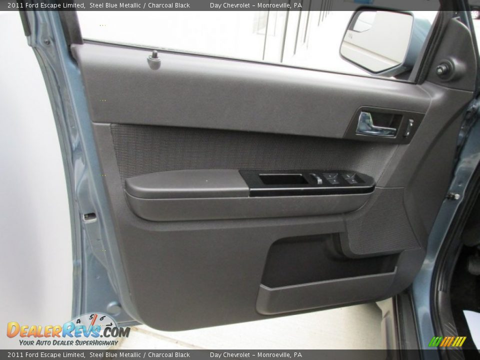 2011 Ford Escape Limited Steel Blue Metallic / Charcoal Black Photo #10