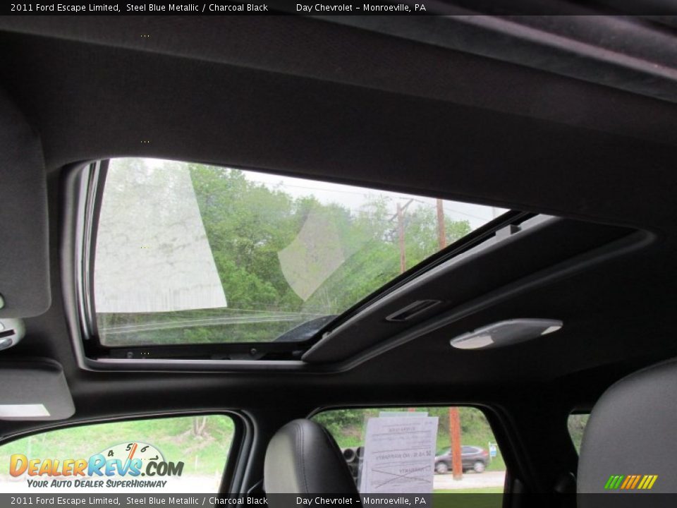 2011 Ford Escape Limited Steel Blue Metallic / Charcoal Black Photo #11
